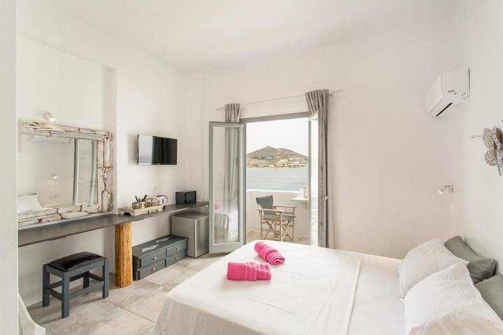 Maison d’hôte pour 2 personnes, avec vue et balcon, animaux acceptés dans Náoussa - 3