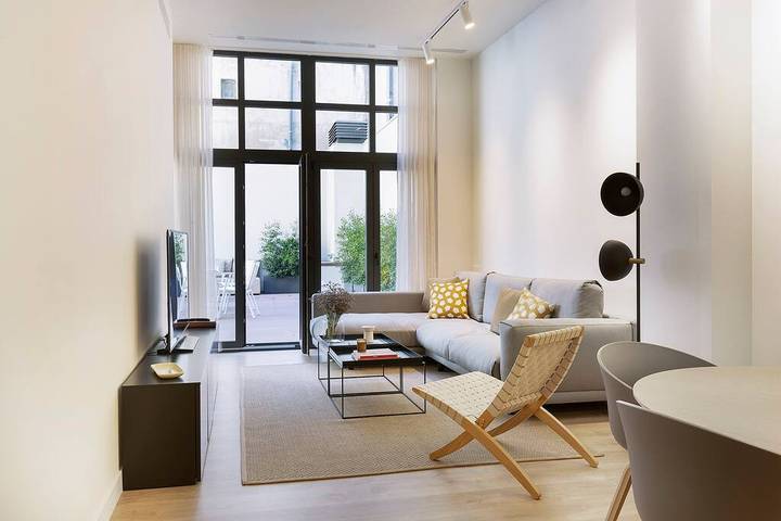 Appartamento per 2 persone, con balcone/terrazza, adatto a famiglie con bambini in Eixample