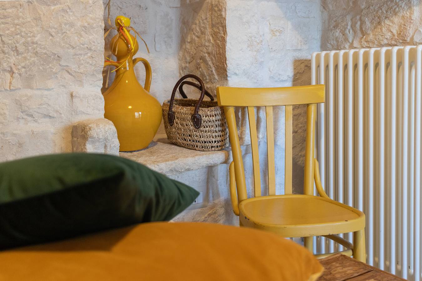 Null 'Vecchio Forno' mit gemeinsamer Terrasse, Wlan und Klimaanlage in Locorotondo, Bari Provinz