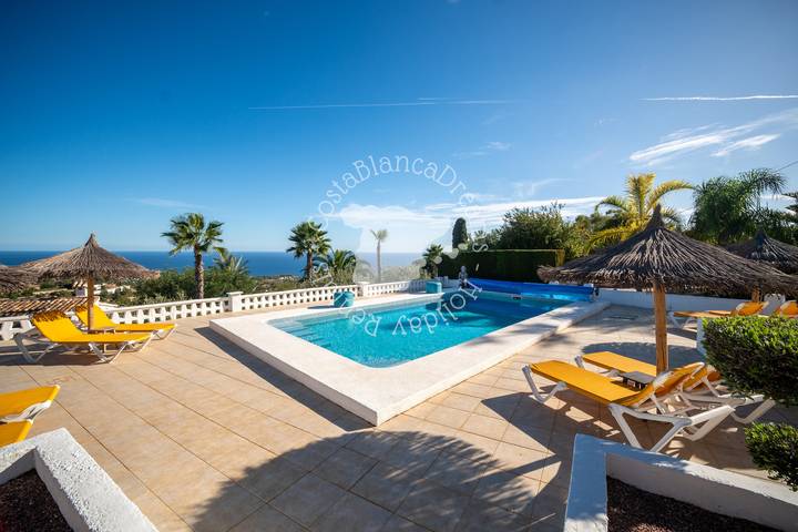 Maison de vacances pour 12 personnes, avec Vue sur l’océan et Balcon ainsi que Terrasse et Jardin dans Fanadix