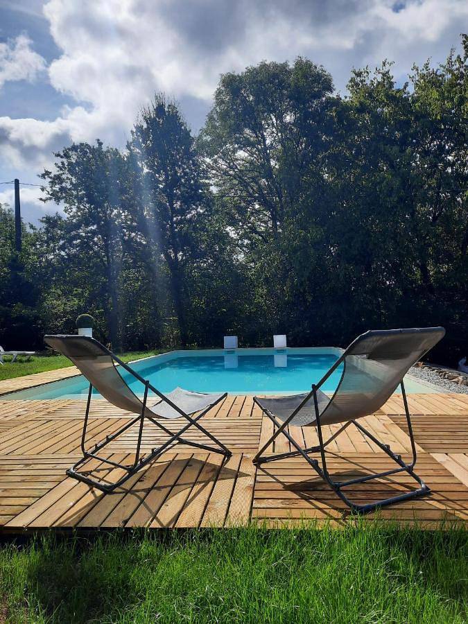 Maison de vacances pour 12 personnes, avec jardin ainsi que piscine et vue