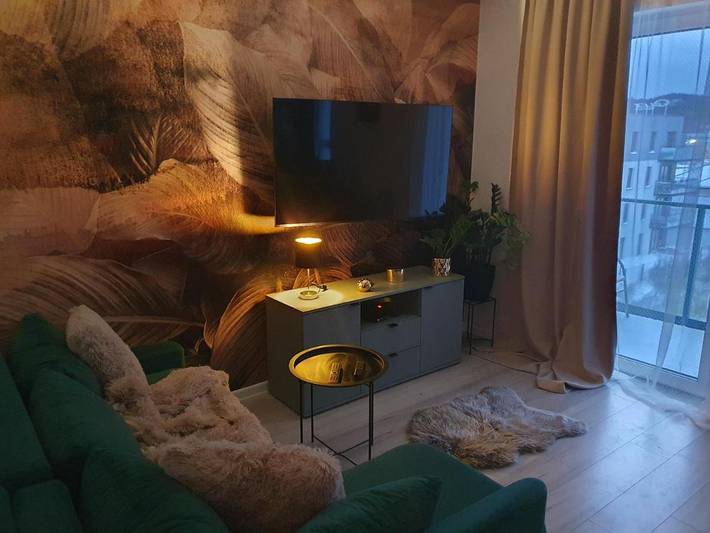 Apartament wakacyjny dla 4 osób, z balkon, zwierzęta dozwolone w Rumia