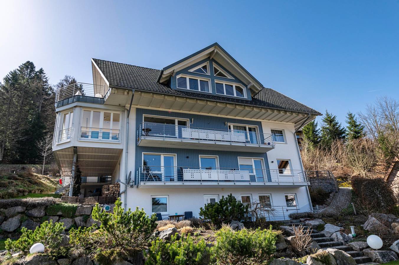 Ganze Wohnung, Ferienwohnung 'Zimmermann' mit Bergblick, privater Terrasse und Wlan in Todtmoos, Südschwarzwald
