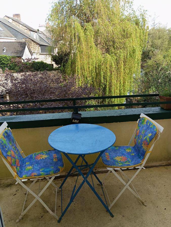 Gîte pour 2 personnes, avec vue et balcon à Vitré