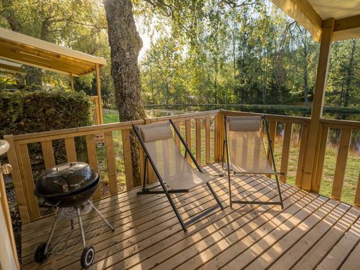 Camping für 4 Personen, mit Terrasse in den Vogesen