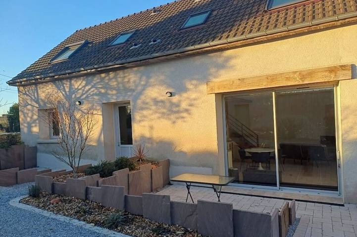 Maison de vacances pour 5 personnes, avec piscine et jardin à Mosnes