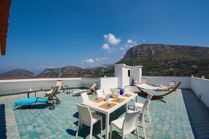 Chalet para 10 personas con terraza in Piano di Sorrento, Provincia de Nápoles