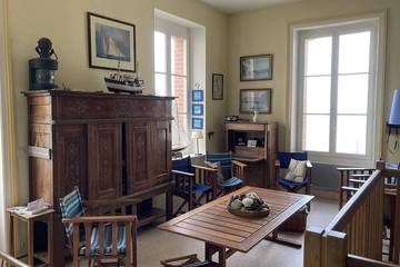 Gîte pour 10 personnes, avec balcon dans Plage Longchamp