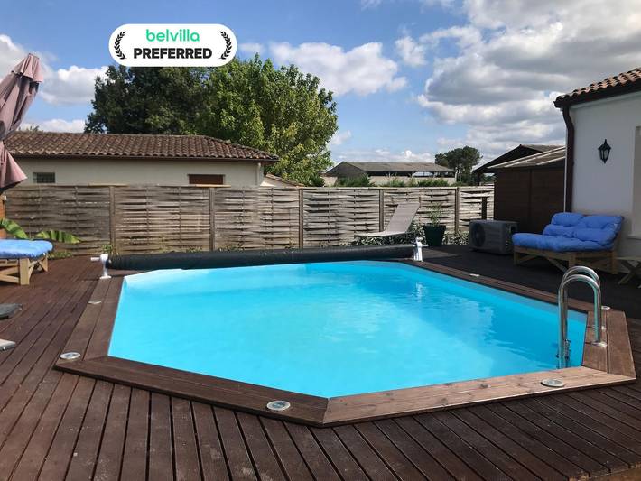 Chambre d’hôtes pour 2 personnes, avec Terrasse ainsi que Jardin et Piscine