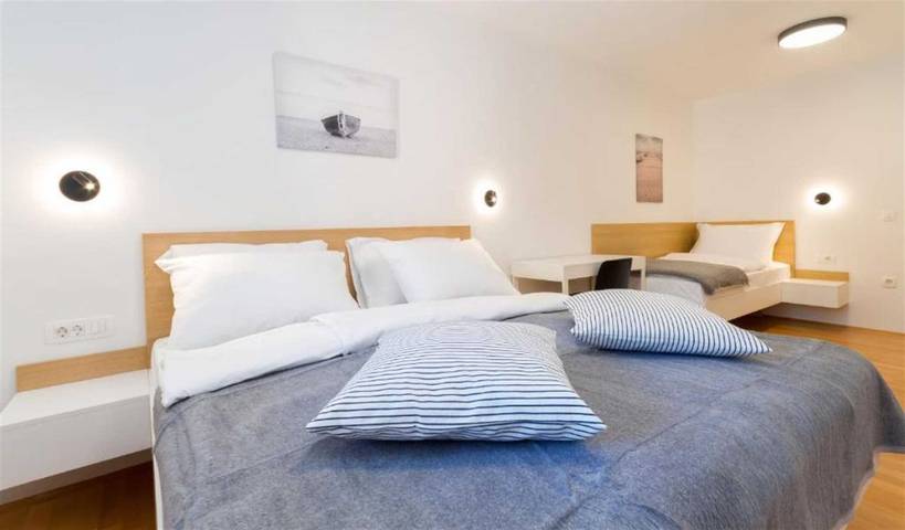 Apartament wakacyjny dla 4 osób, z balkon, Dla rodziny w Piran