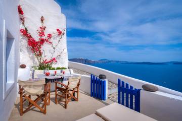 Villa pour 5 Personnes dans Oia, Santorin, Photo 4