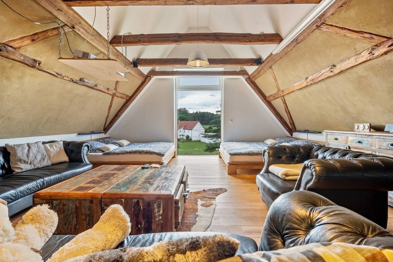 Casa vacanze 'Wohlfühlurlaub In Der Scheune' con terrazza privata, Wi-Fi e aria condizionata in Schildau, Belgern-Schildau