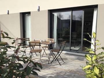 Gîte pour 4 personnes, avec jardin à Colleville-sur-Mer