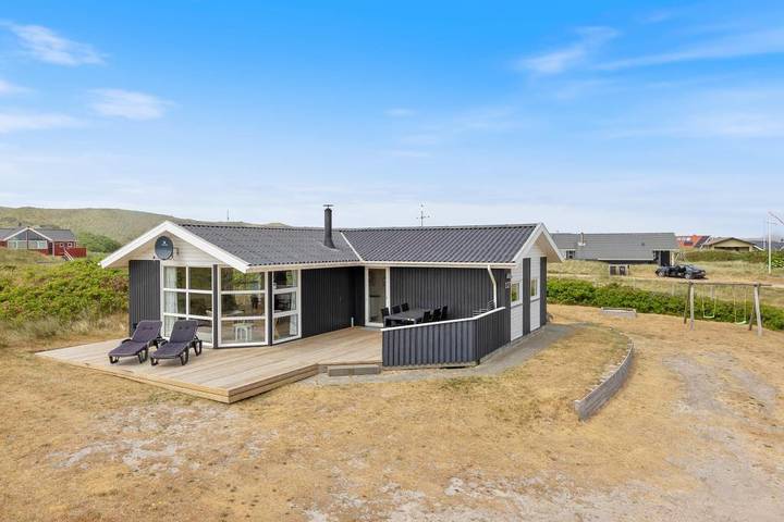 Ferienhaus für 8 Personen, mit Balkon/Terrasse und Whirlpool sowie Sauna in Årgab