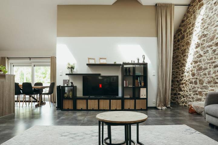 Appartement de vacances pour 10 personnes, avec jardin