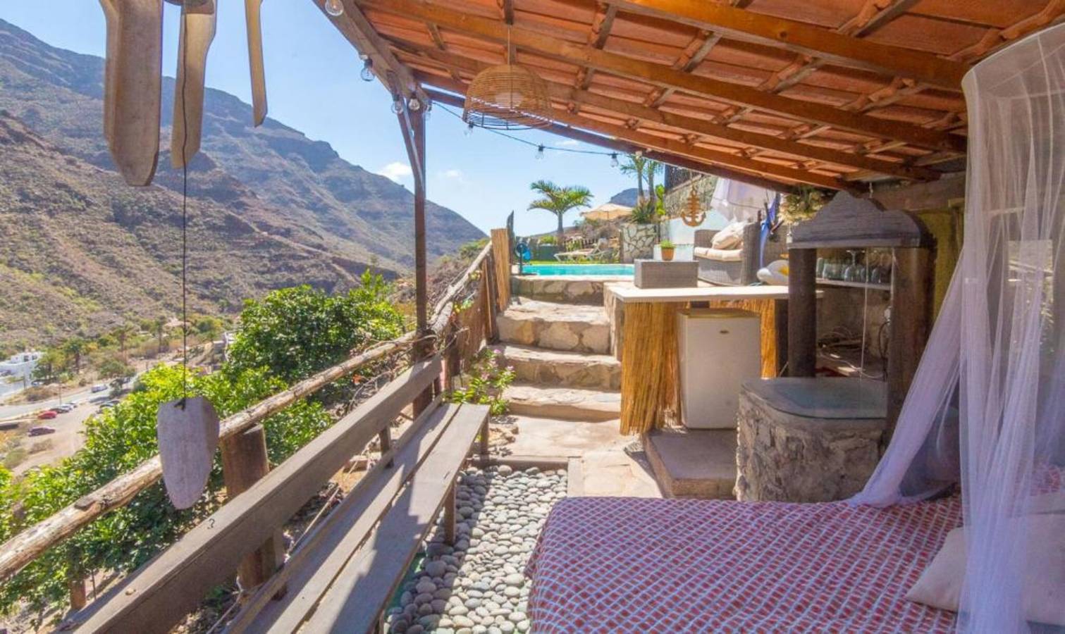 Casa de Férias 'Arguineguín Retreat' com Vista Montanha, Wi-Fi e Ar Condicionado in Los Peñones, Grã Canária (Sul)