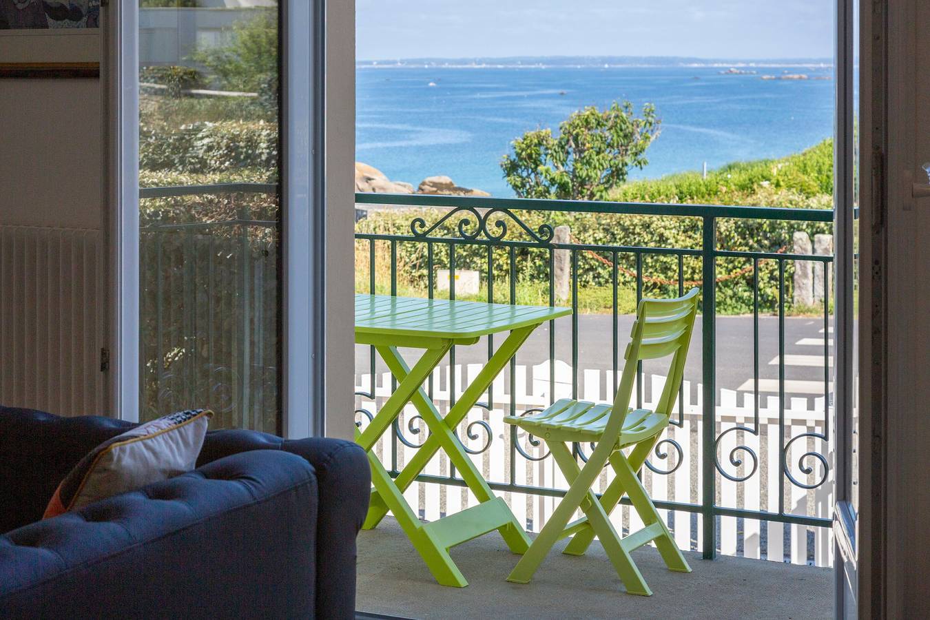 Ferienhaus 'Ty Porz Mouzic' mit Meerblick, privatem Garten und Wi-Fi in Trévignon, Trégunc