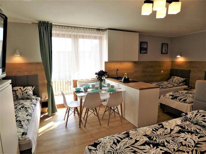 Obiekt b&b dla 5 osób, z ogród i balkon, zwierzęta dozwolone w Władysławowo