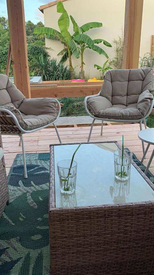Maison de vacances pour 5 personnes, avec Terrasse ainsi que Jardin et Piscine