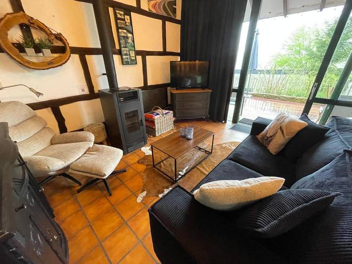 Location de vacances pour 4 personnes, avec terrasse et vue dans Petit Coo