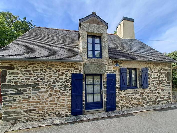 Maison de vacances pour 2 personnes, avec Terrasse ainsi que Jardin et Vue à Pontivy