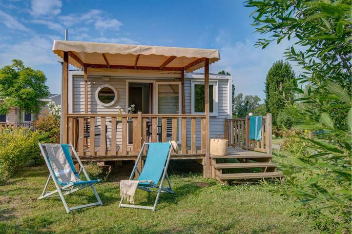 Mobil home pour 2 personnes, avec piscine et jardin à Maisons-Laffitte - 2