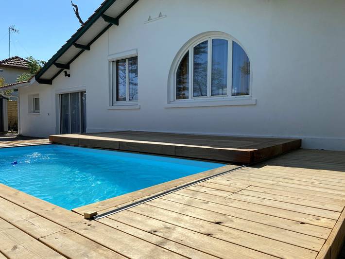 Gîte pour 8 personnes, avec piscine et jacuzzi ainsi que jardin et terrasse dans Taussat - 2