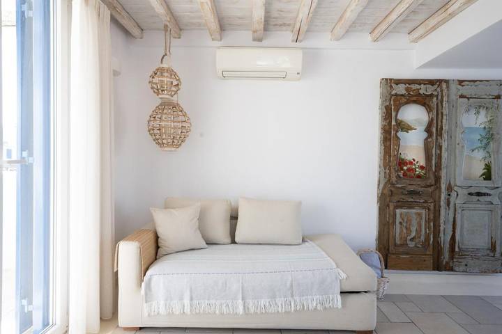 Chambre d’hôte pour 3 personnes, avec vue ainsi que jardin et piscine, animaux acceptés dans Mykonos - 2