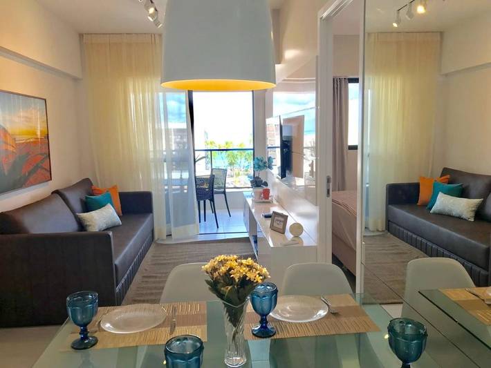 Casas e apartamentos de temporada para 4 pessoas, com piscina e jacuzzi e ainda jardim and sauna em Pajuçara