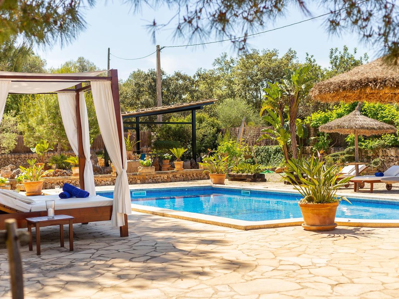 Son Mulet - Bonita villa con piscina privada y jardín en Llubí in Llubí, Interior de Mallorca