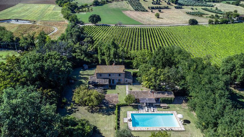 Ferienhaus für 14 Personen, mit Garten