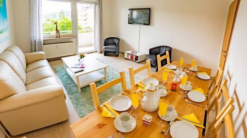 Ferienwohnung für 5 Personen, mit Ausblick und Balkon in Würzburg - 2