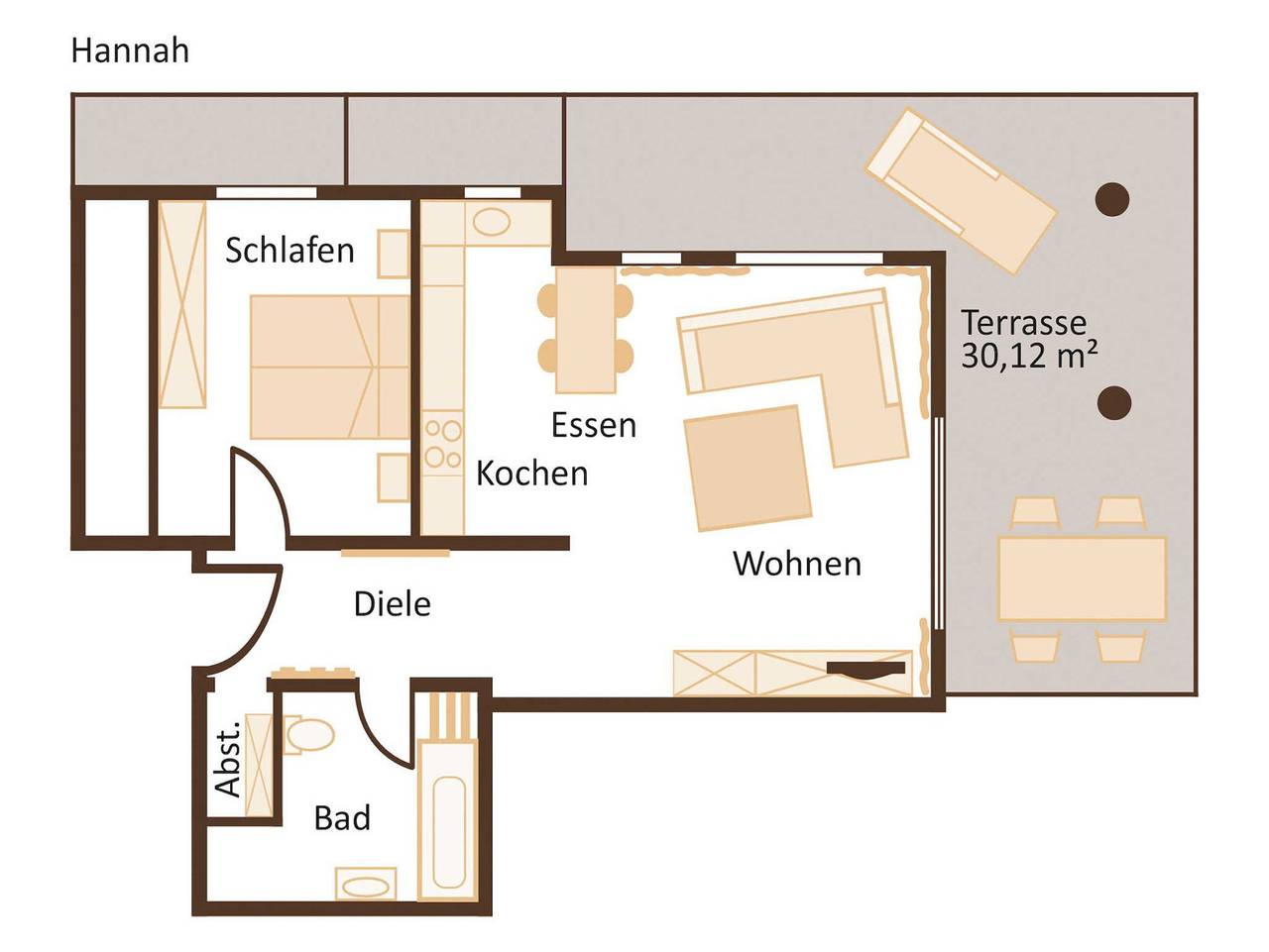Ganze Ferienwohnung, Villa Friede-Marie - App. Hannah  *Hafen-Ostsee-Blick* in Sassnitz, Nationalpark Jasmund