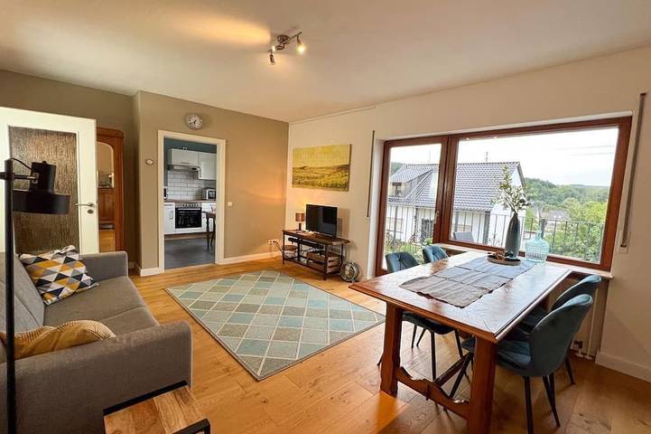 Ferienwohnung für 4 Personen, mit Garten und Balkon