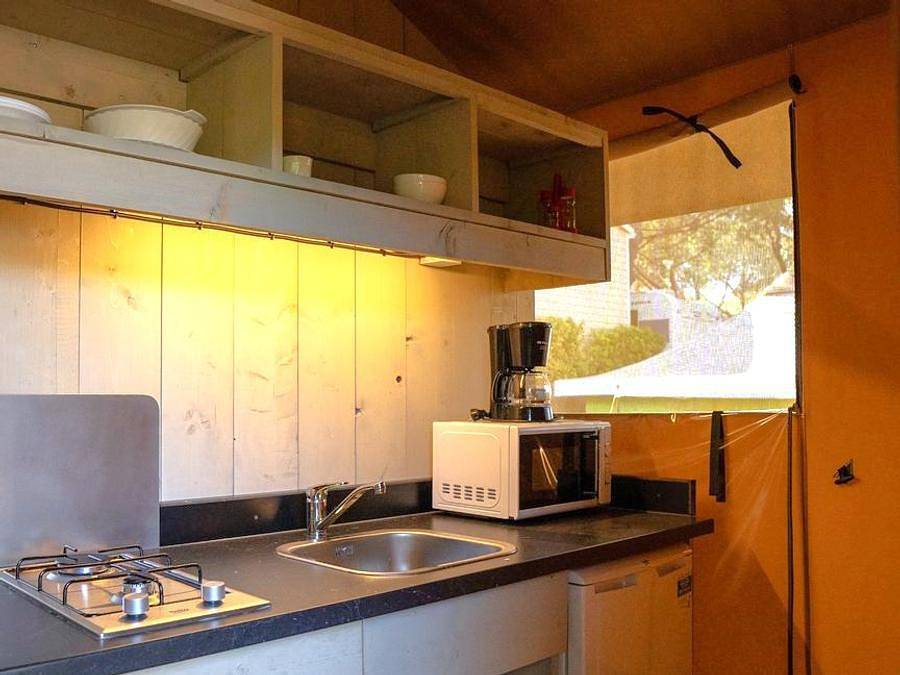 Camping Internacional Palamos - Bungalow toilé 4 personnes - Safari La Fosca in Palamós, Costa Brava
