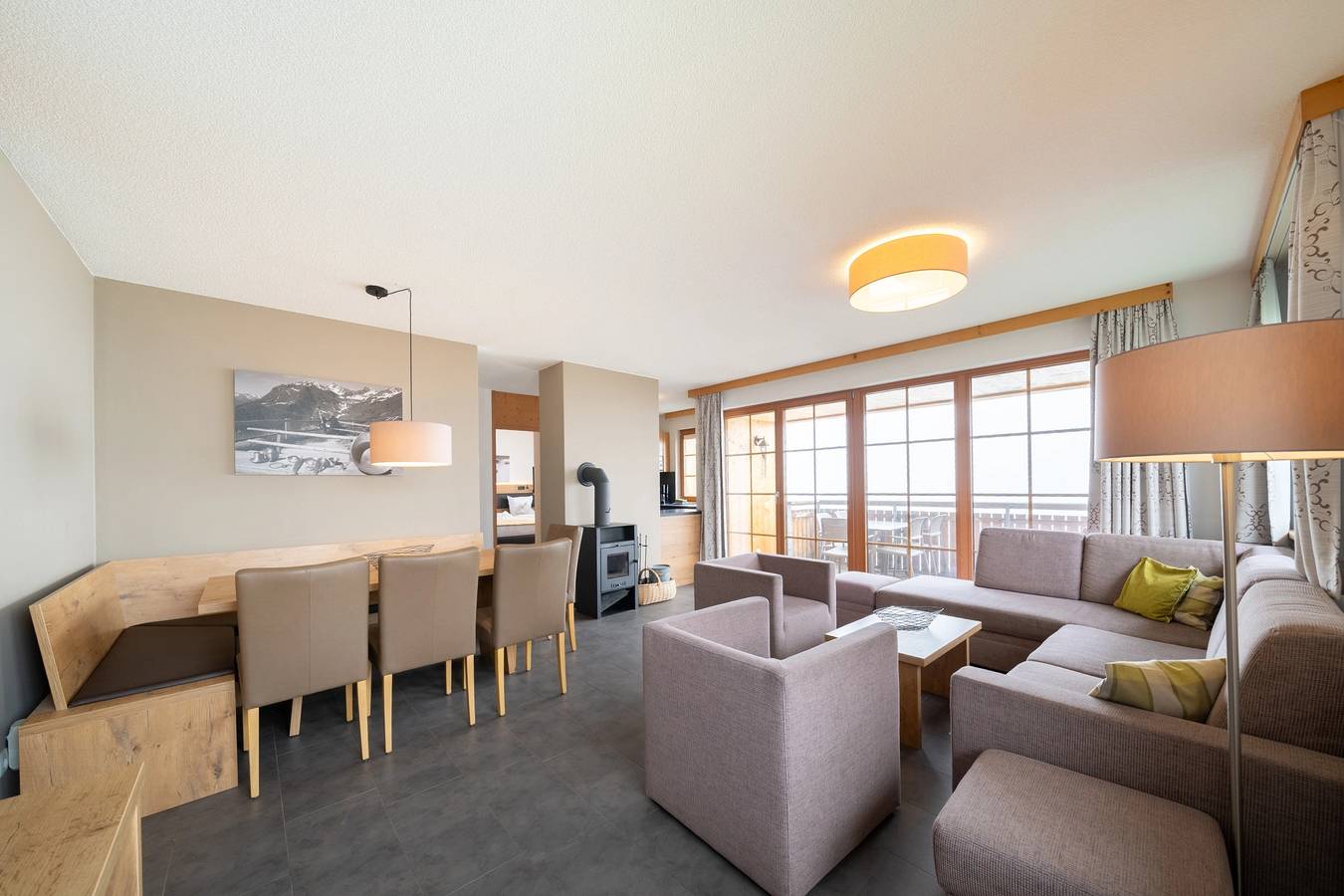 Bungalow für 8 Personen mit Balkon/Terrasse in Rätikon Gebirgsgruppe, Bürserberg