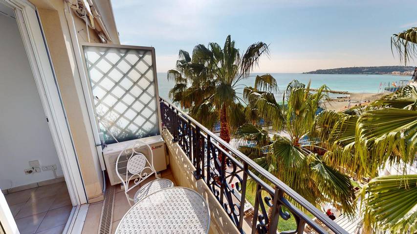 Studio für 2 Personen, mit Meerblick und Balkon sowie Balkon/Terrasse an der Côte d'Azur - 2