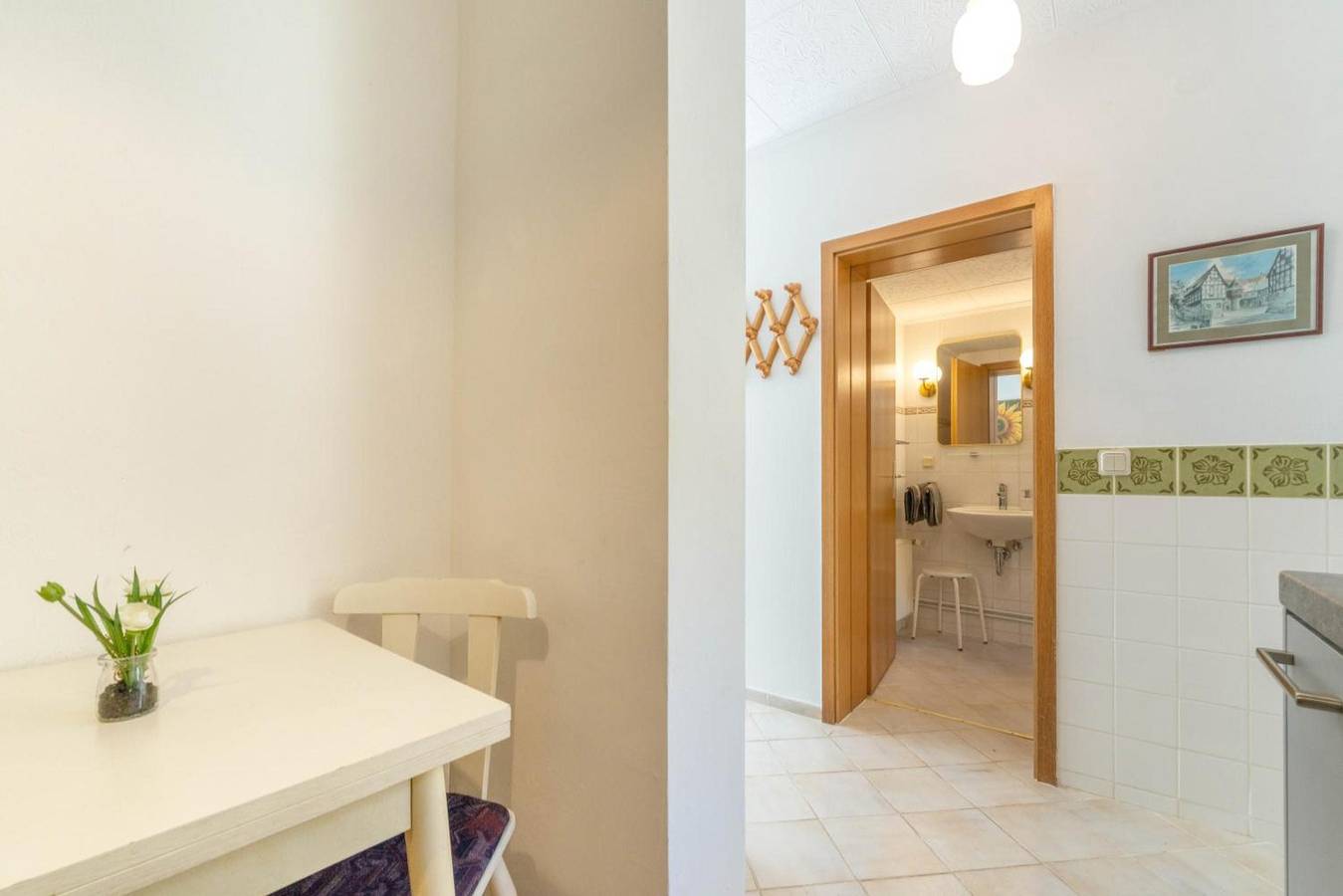 Ganzes Studio, Apartment 'Behling 1 mit Terrasse' mit gemeinsamer Terrasse, Gemeinschaftsgarten und Wlan in Liepe, Britzer Platte