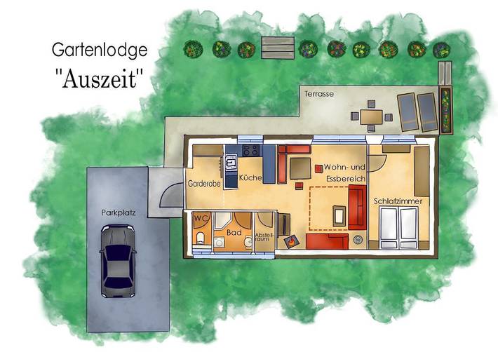 Ferienhaus für 2 Personen, mit Terrasse in Nötsch im Gailtal - 2