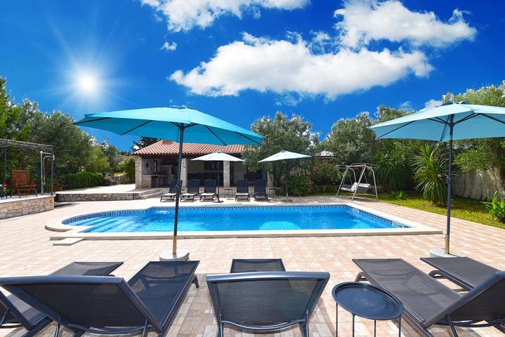 Ferienhaus für 10 Personen mit Terrasse in Marčana, Südküste Istrien