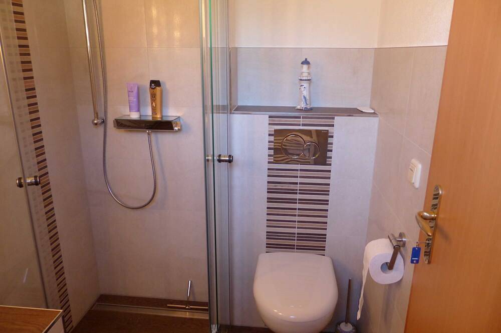 Behagliches Reetdachhaus Eibe 1 Sauna Kamin Wallbox - Dhh Eibe 1 in Puddemin, Poseritz