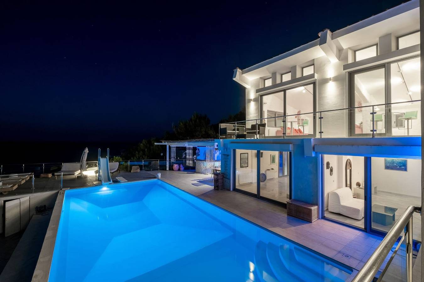 Ikaria Beachfront Villa | 7 Bedrooms | Villa Indigo Blue Haven | Infinity Pool in Ikaria