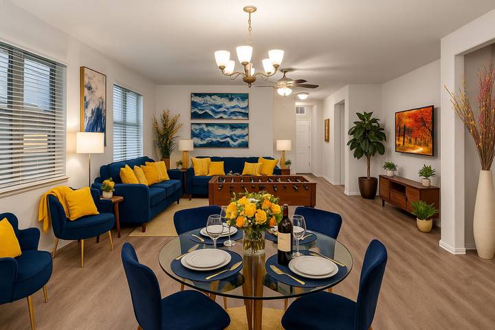 Vacation rental for 10 people, with yard and terrace in Denton County