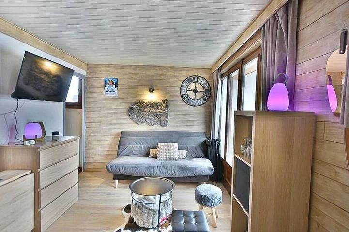 Gîte pour 4 personnes, avec Balcon dans Patinoire des Gets - 4