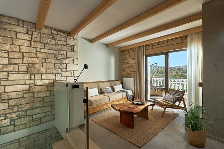 Country House 'Villa 1' with Mountain View, Balcony and Wi-Fi in Lasithi Plateau, Lasithi