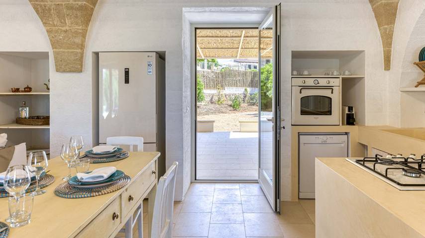 Location de vacances pour 6 personnes, avec jardin, animaux acceptés dans Marina di Pescoluse - 4