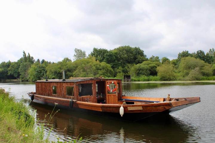 Bateau pour 4 personnes, avec vue et terrasse dans les Pays de la Loire