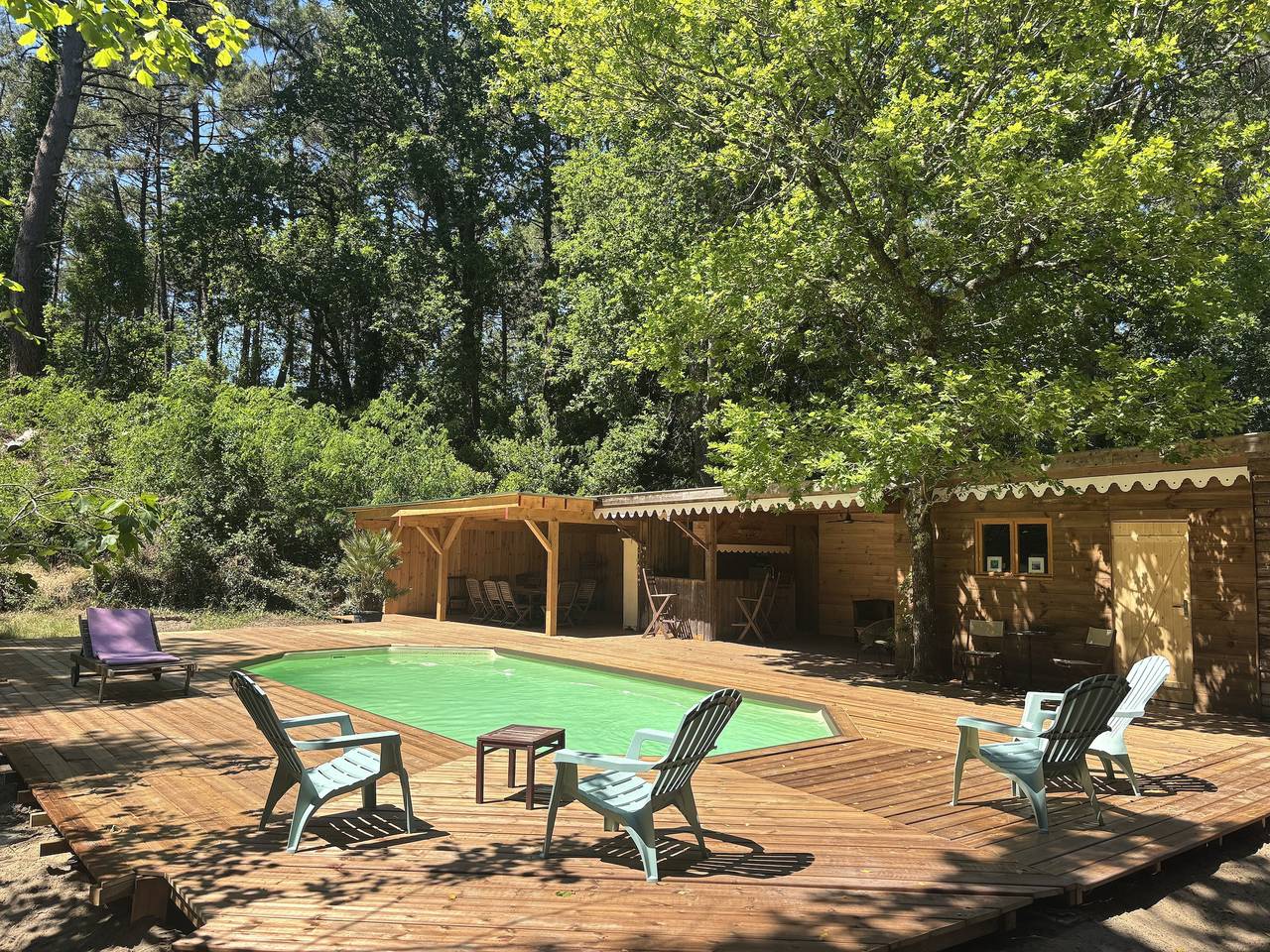 Chalet 'Cap Ferret Villa Grand Bois' with Private Pool, Terrace, and Garden in Petit Piquey, Lège-Cap-Ferret