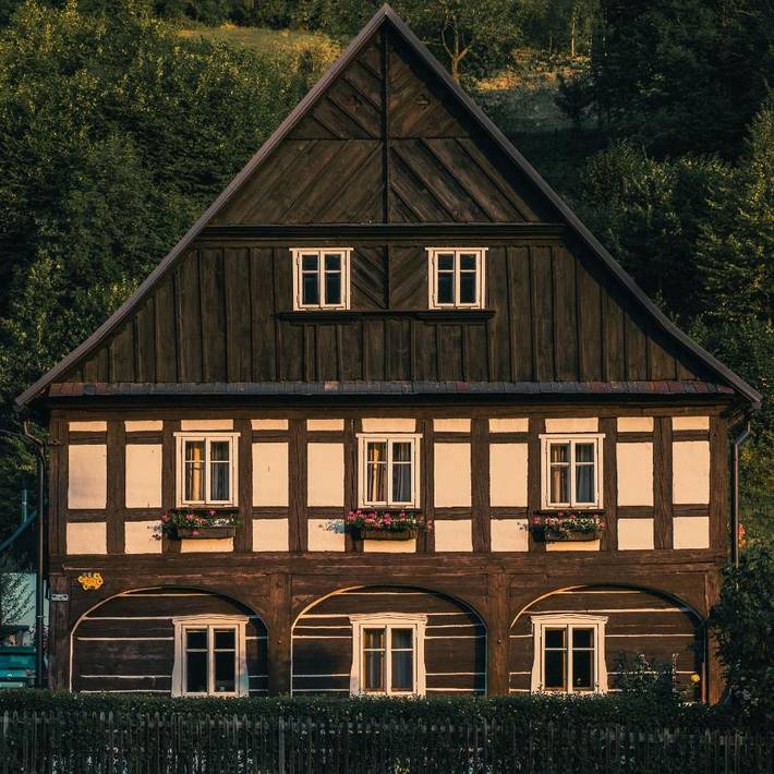 BnB für 6 Personen, mit Ausblick und Garten in Tschechien