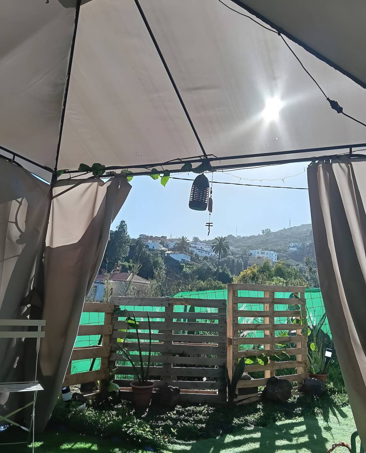 'Caranmule' con vistas a la montaña, terraza compartida y jardín privado in El Álamo (Canary Islands), Teror